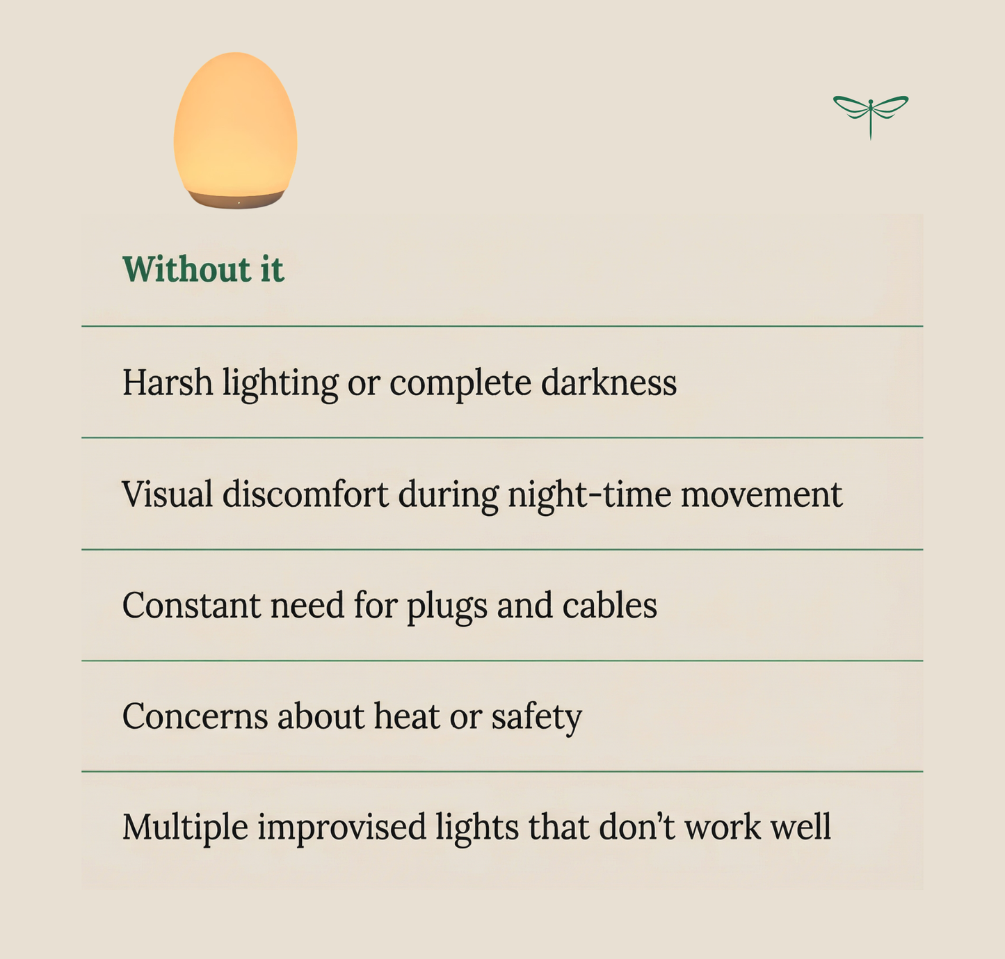 Egg Lamp · Peaceful Dreams